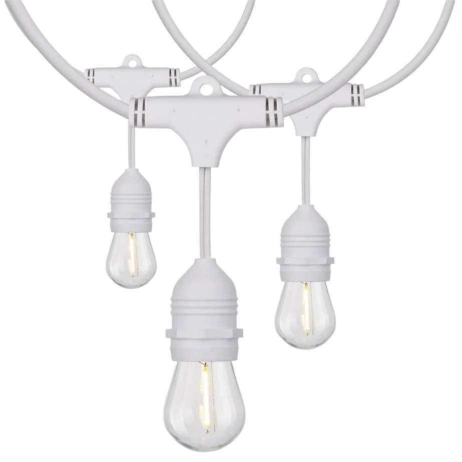 Advanced Satco LED White String Light 24 ft Fine Crafted