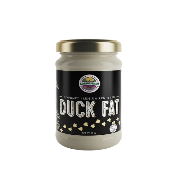 Responsible Cornhuskers Kitchen Gourmet Premium Rendered Duck Fat 14 oz. Innovative