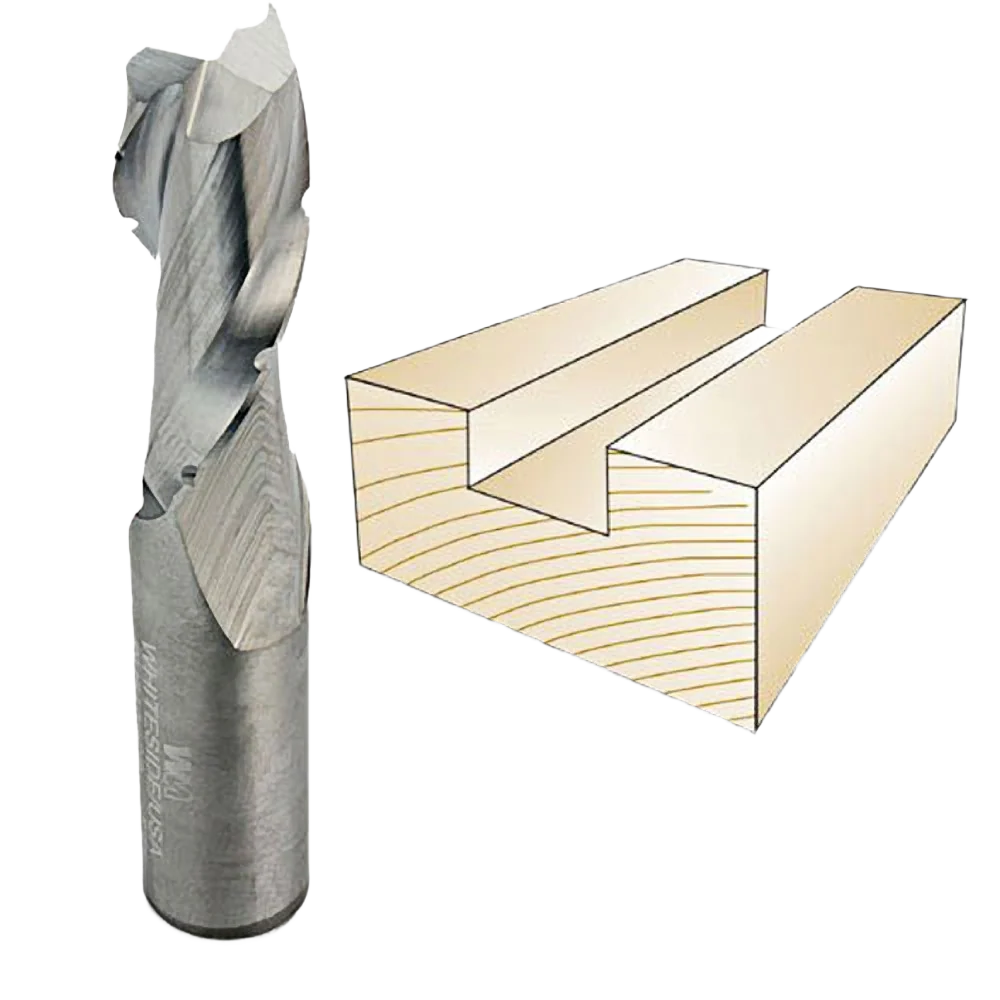 Convenient Whiteside Spiral Upcut Bit w Chip Breaker 1 2 in. SH x 1 2 in. CD x 1-1 4 in. CL Trusted