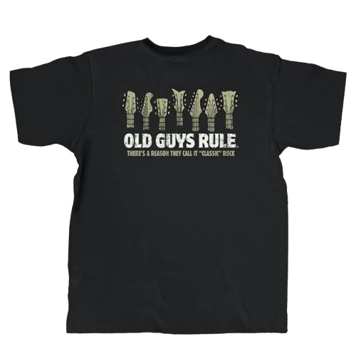 Traditional Old Guys Rule Men’s XL Classic Rock Shirt Exceptional