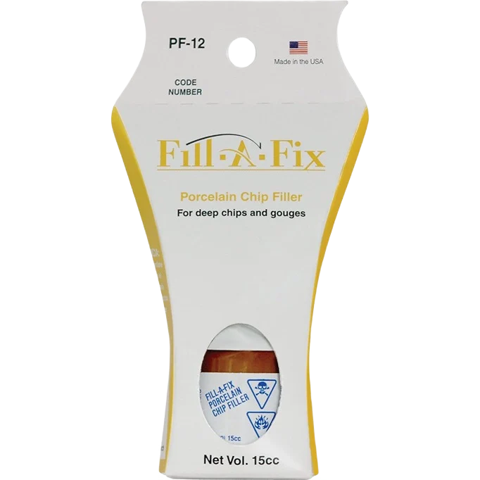 Stylish Fixture-Fix Fill-A-Fix Porcelain Chip Repair Elite