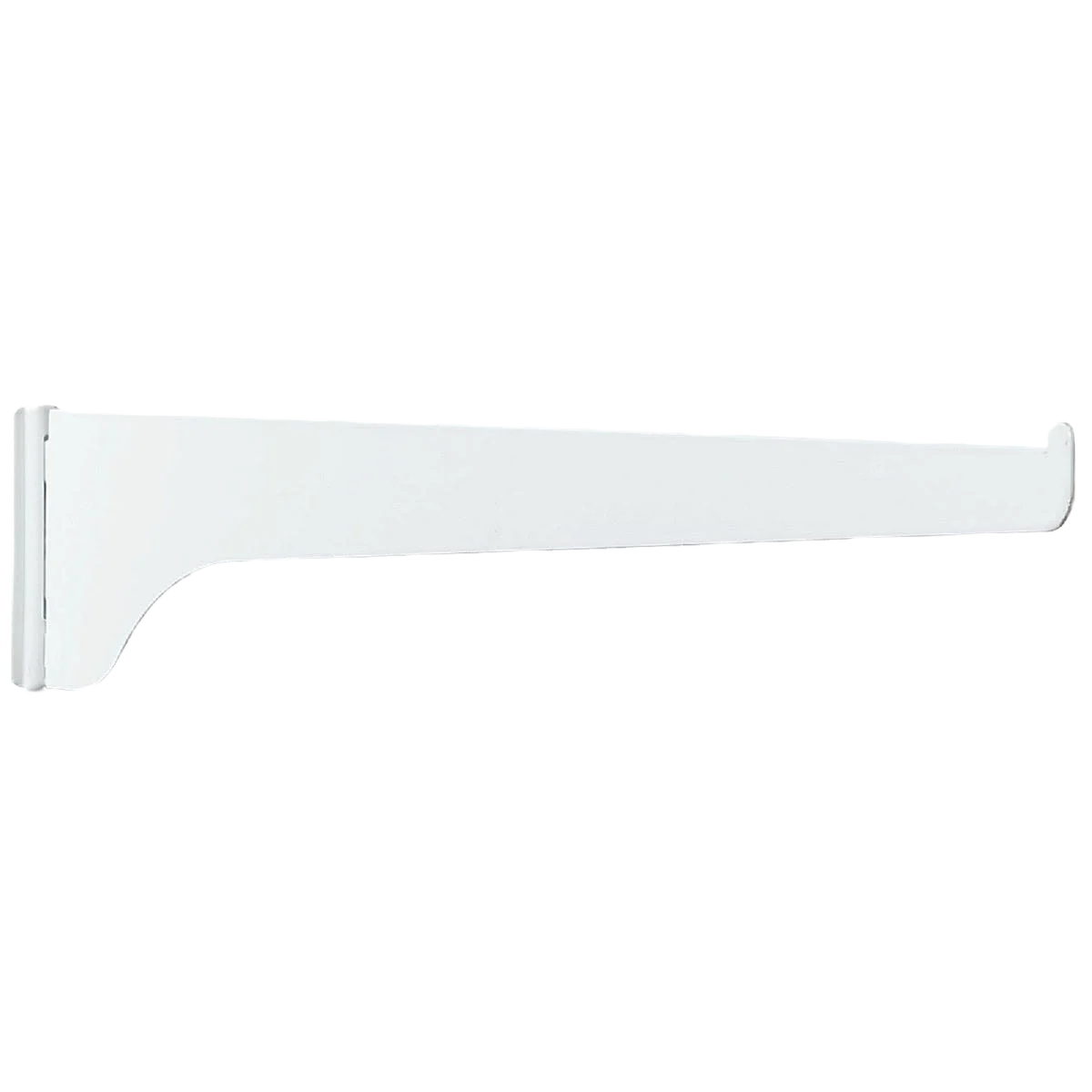 Clean Knape Vogt 180 Series 12 In. White Steel Regular-Duty Shelf Bracket Reliable