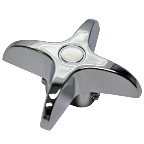Minimalist Danco Universal Vise Grip Cross-Arm Diverter Handle Chrome Clean