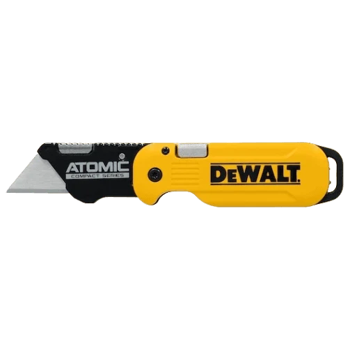 Secure DEWALT ATOMIC COMPACT SERIES™ Push and Flip Folding Utility Knife Original