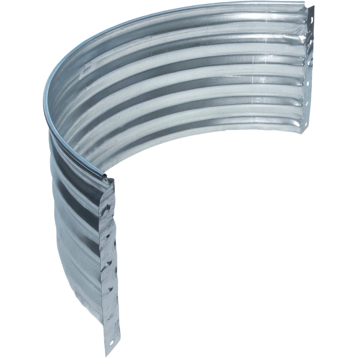 Premium Material SPC 18 x 37 Round Galvanized Window Well Durable