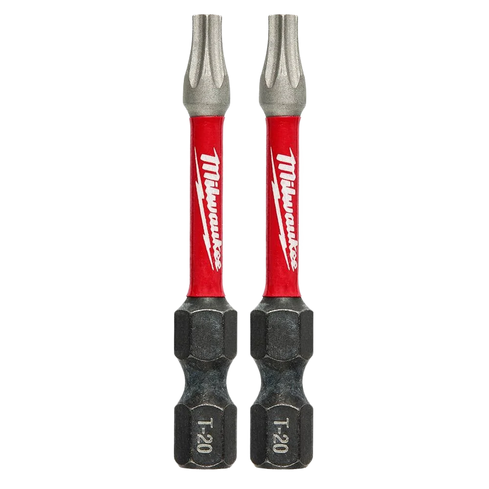 Safe Milwaukee SHOCKWAVE™ Impact Duty™ 2 T20 TORX Bits 2-Pack Refined