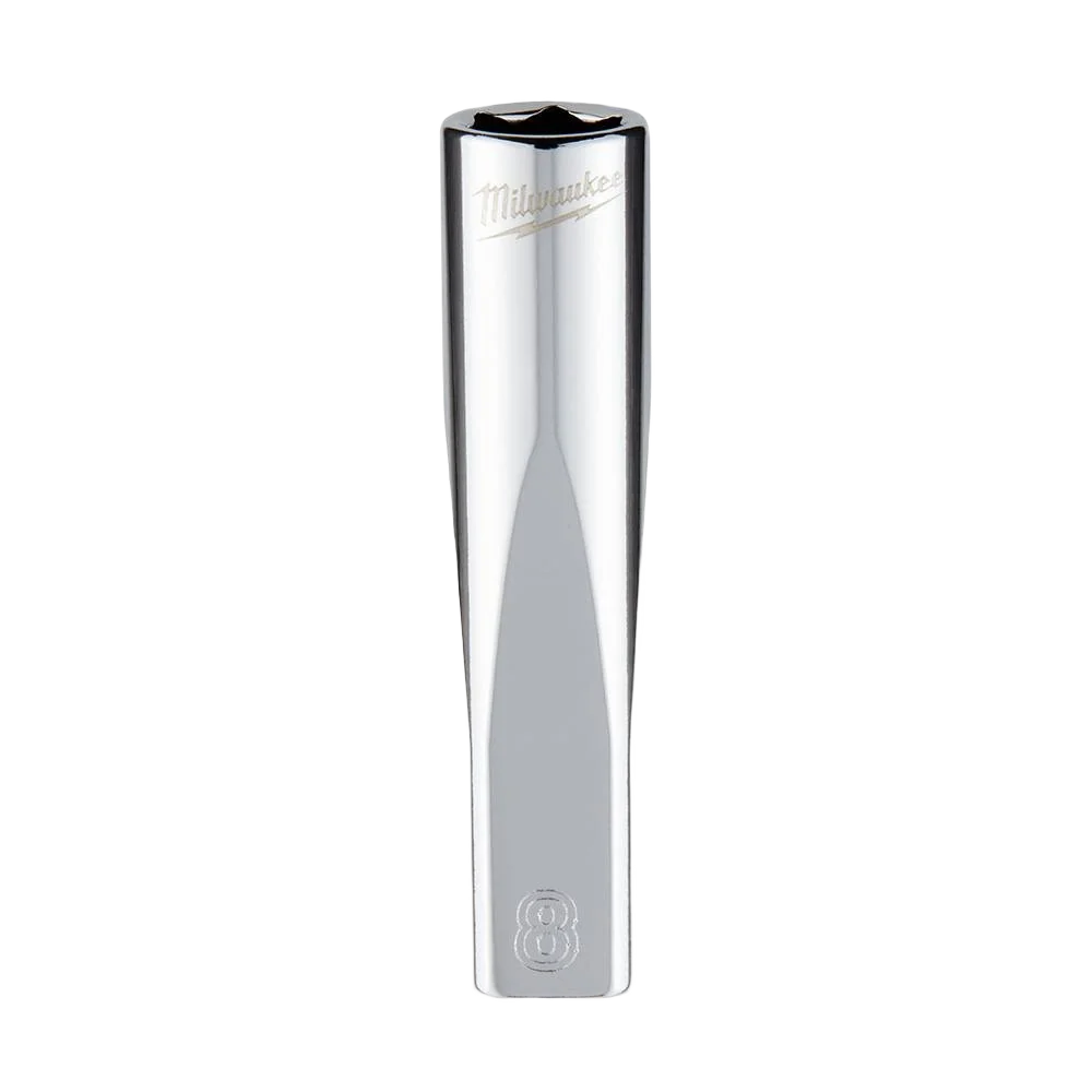 Carefully Designed Milwaukee 1 4 Drive 8-mm Deep Socket w FOUR FLAT™ Sides Artisan