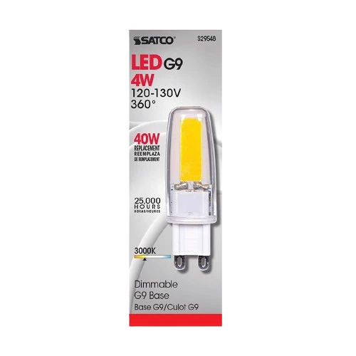 Luxury Satco 4 Watt LED JCD G9 Light Bulb Exceptional