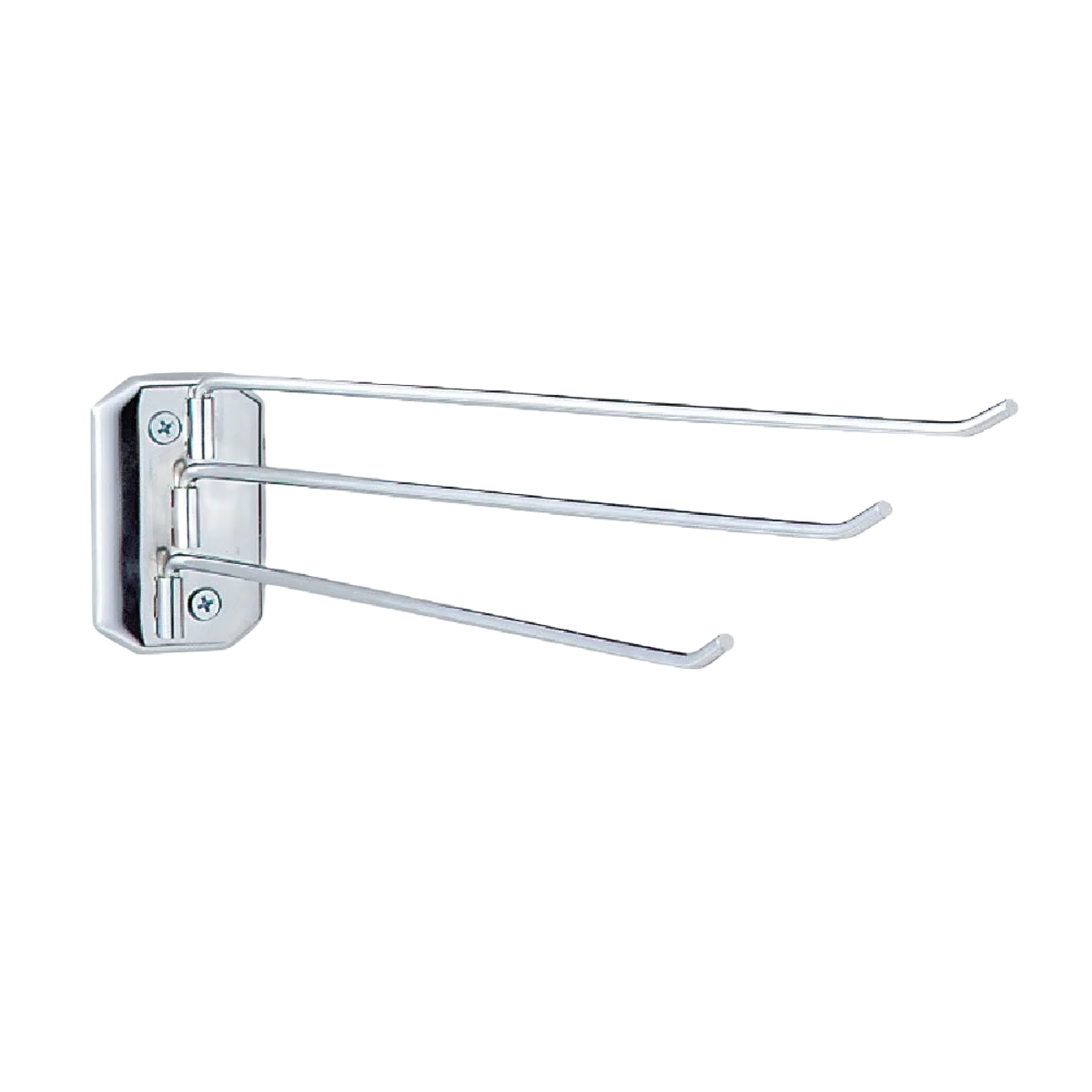 Optimized Decko Chrome 3-Arm Bath Rack Flexible