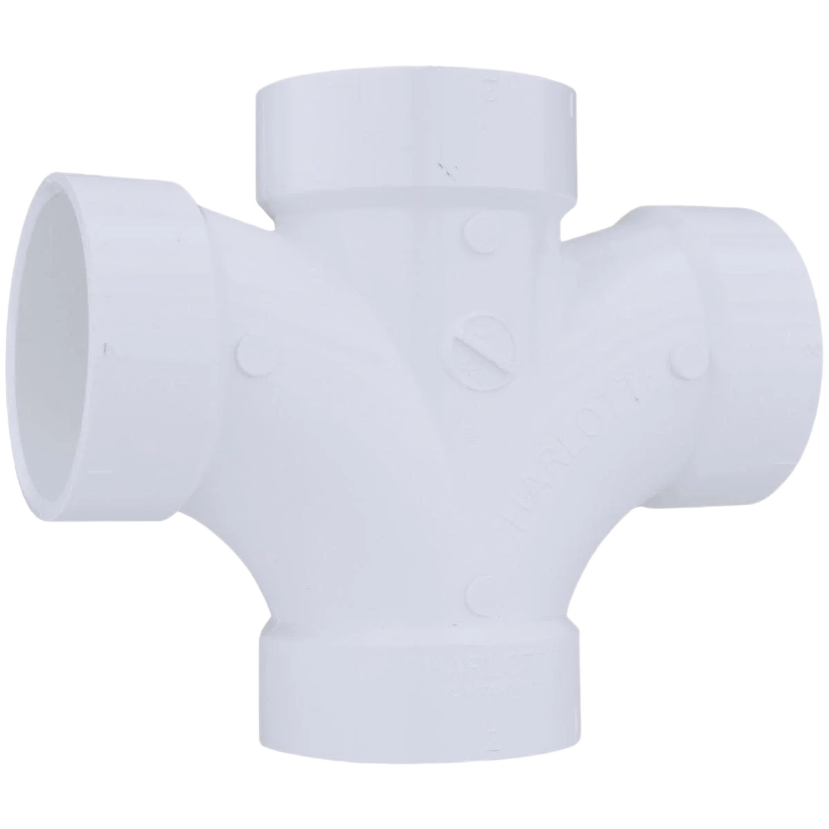 Durable Charlotte Pipe 2 In. Double Sanitary Tee High-Performance