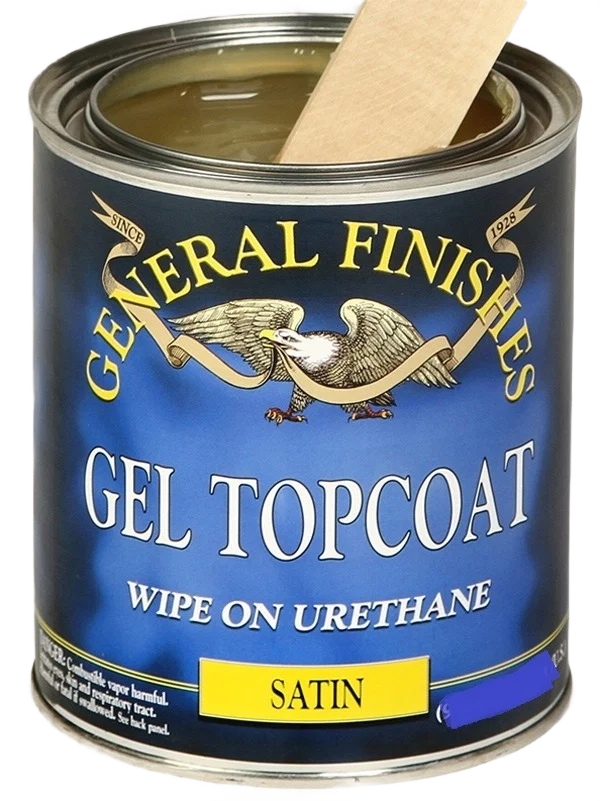 Smooth General Finishes Oil Based Gel Topcoat Wipe On Urethane 1 Quart Dependable