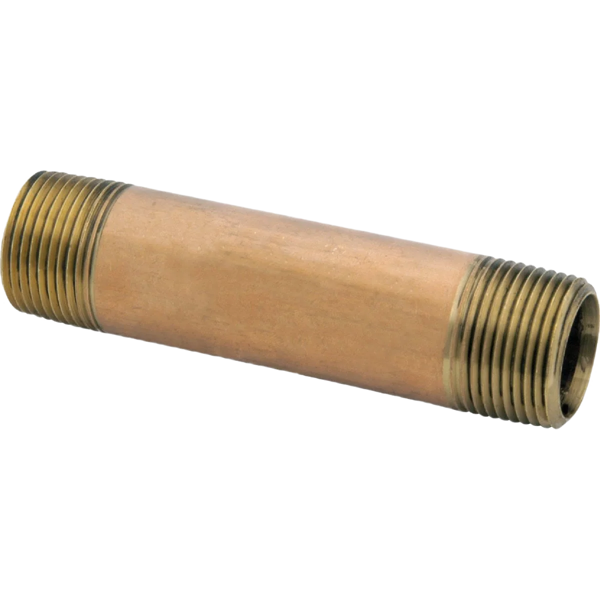 Unique Anderson Metals Red Close Brass Nipple 1 8 In. x 3 In. High-End