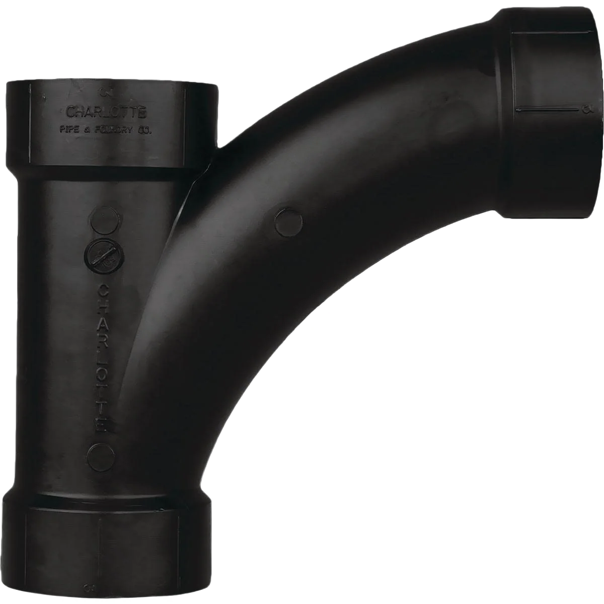 Superior Charlotte Pipe 3 In. Hub x Hub x Hub Combination ABS Wye Crafted