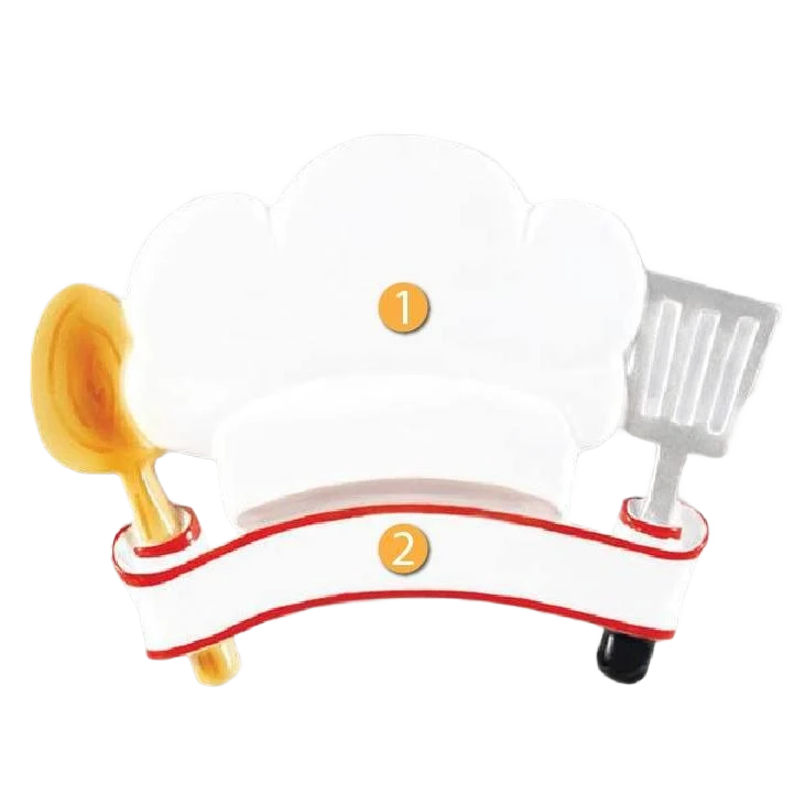 Fashionable PolarX Personalized Chef Ornament Sustainable