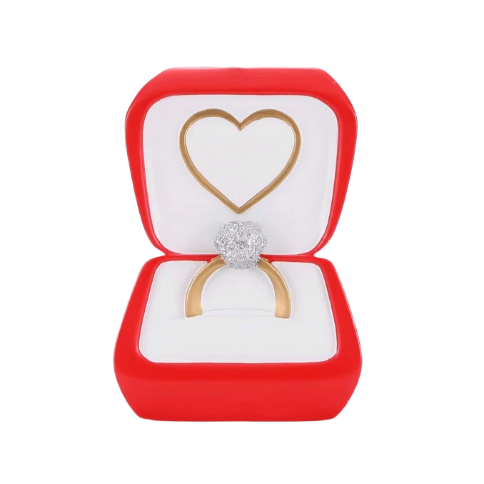 Comfortable PolarX Personalized Wedding Ring Ornament Next-Generation