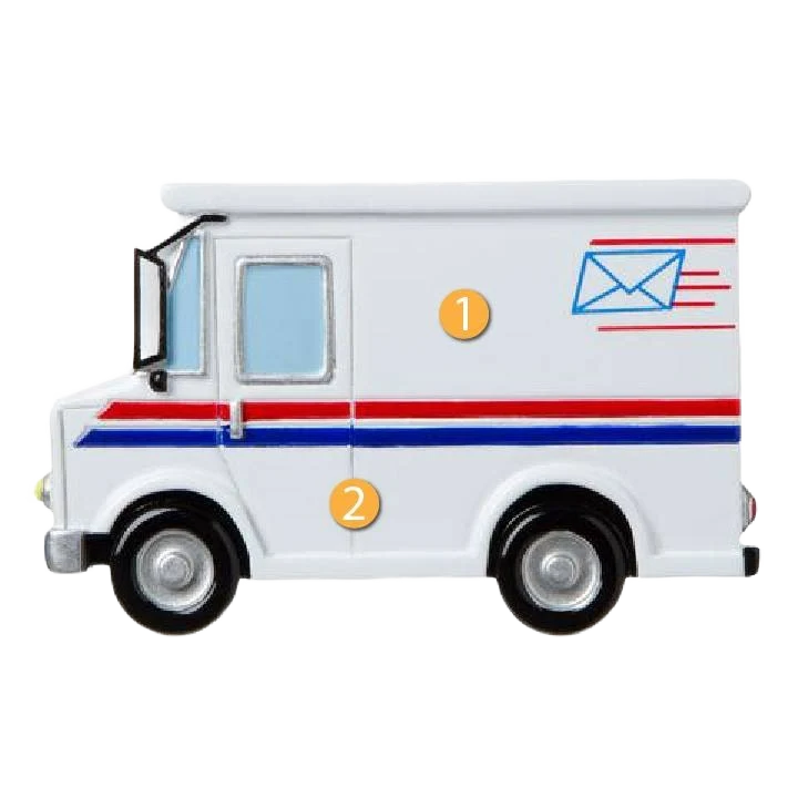 Prestigious PolarX Personalized Postal Worker Ornament Convenient