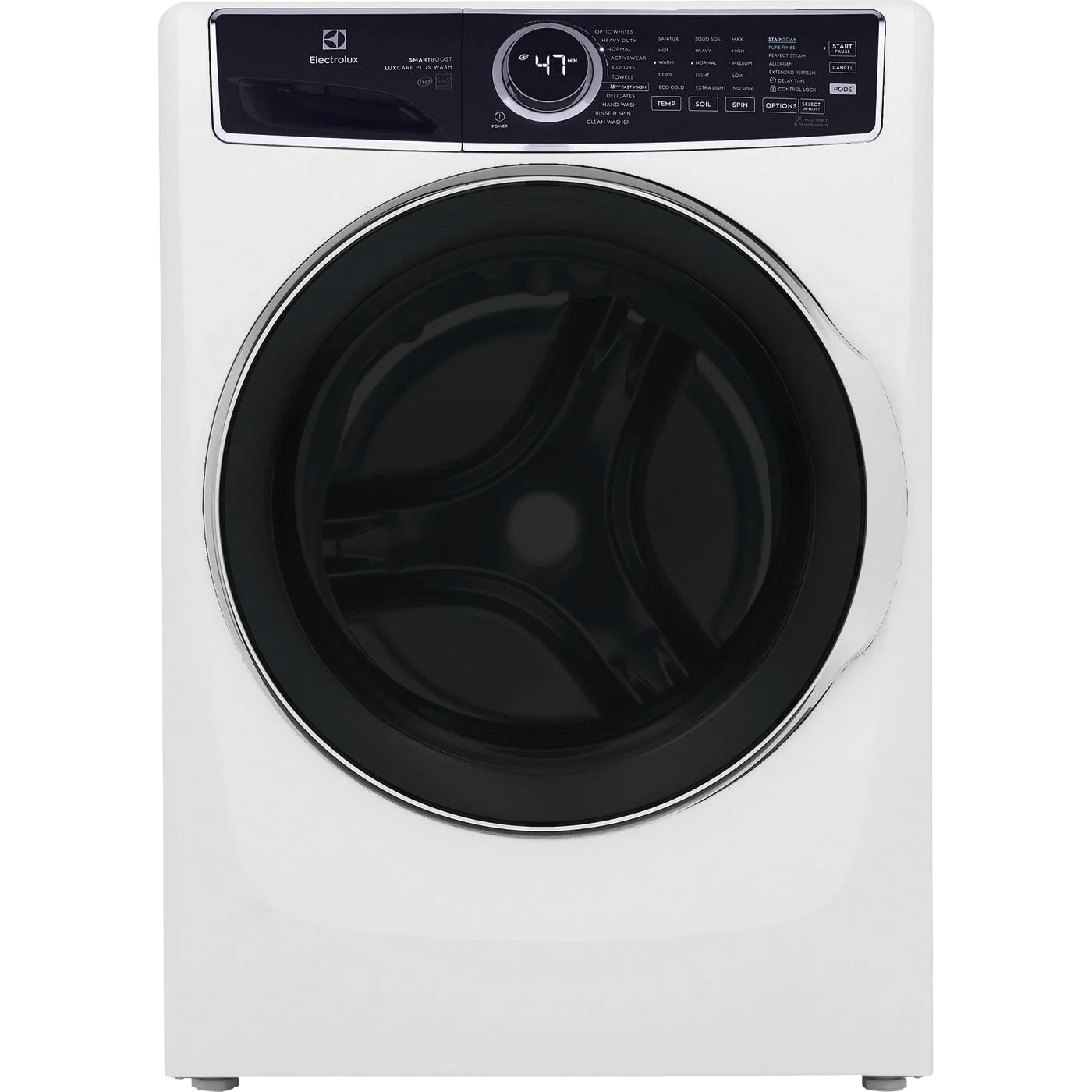 Reusable Front Load Steam™ Washer with LuxCare® Plus Wash and SmartBoost® – 4.5 Cu. Ft. Healthy