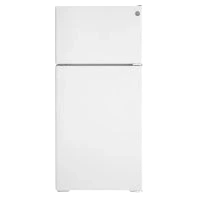 Innovative GE® ENERGY STAR® 16.6 Cu. Ft. Recessed Handle Top-zer Refrigerator Exclusive