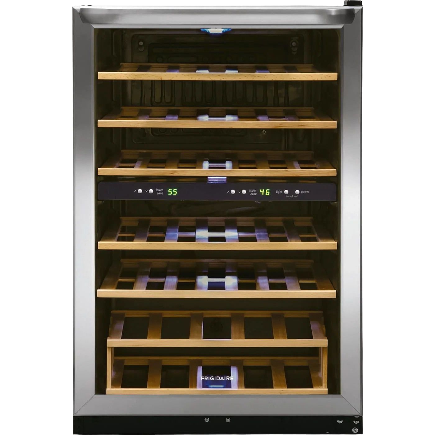 Recyclable 45 Bottle Two-Zone Wine Cooler Elite