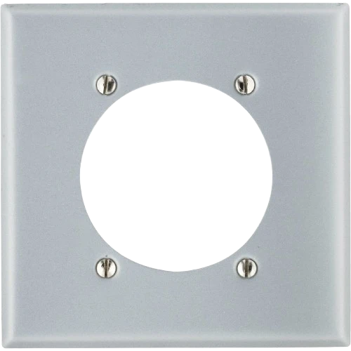 Breathable Leviton C-Series 2-Gang Stainless Steel Range Dryer Wall Plate Modern