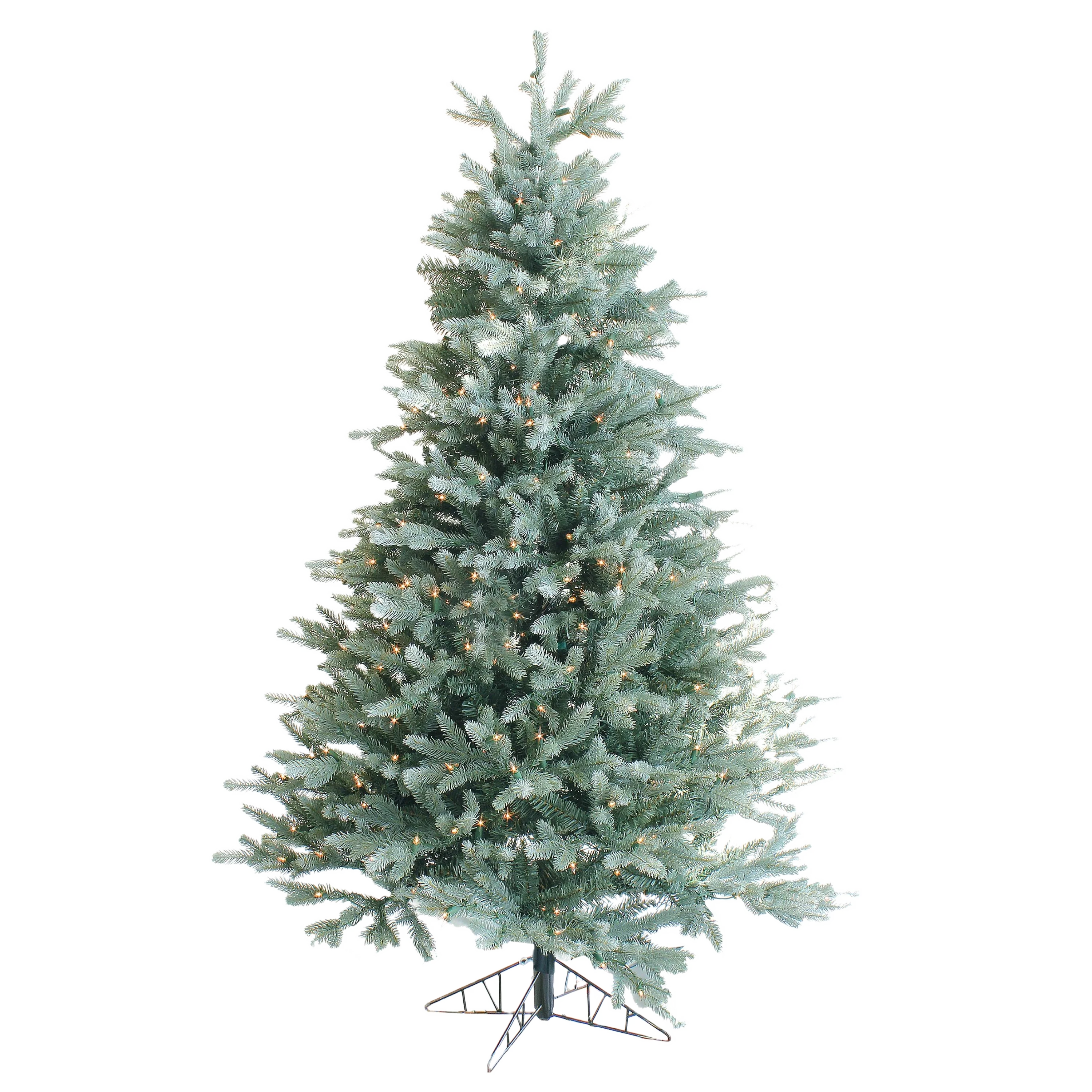 Professional nVision Aspen Blue Spruce Clear Smart-Lit Incandescent Christmas Tree 5 ft. Innovative