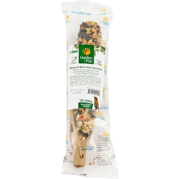 Classic Garden Fun Wild Bird Stick Backyard Bird Select 1.9 oz. Practical