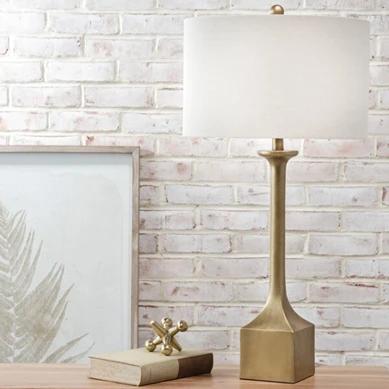 Exceptional PD Home Gold Resin Table Lamp 32 Long-Lasting