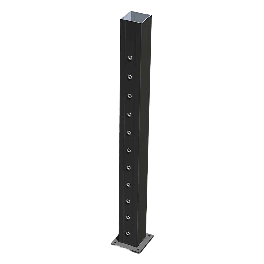 Professional Key-Link American Series 3-1 4 x 38-In. Black Level End Post Original Design