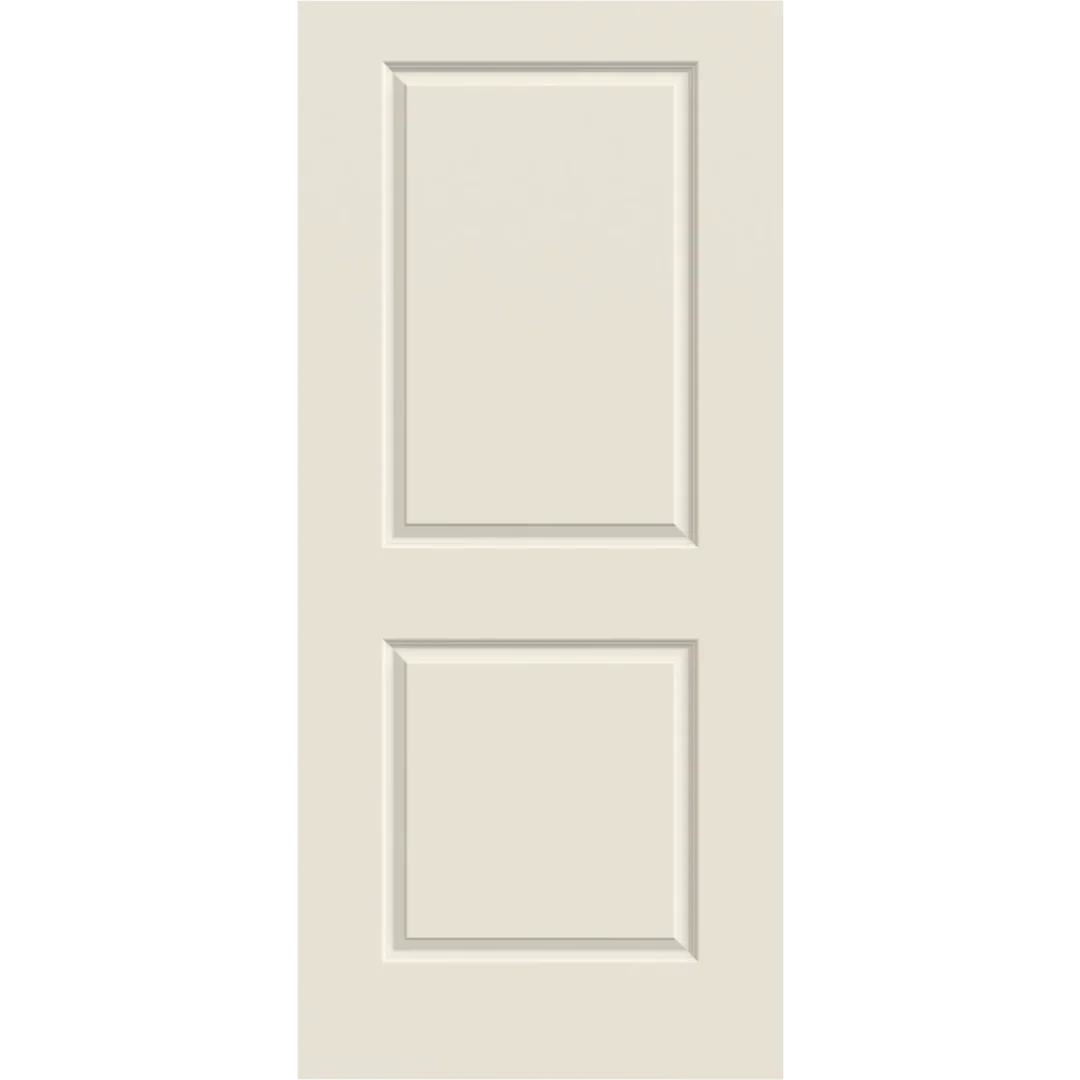 Refined Jeld-Wen 32 x 80 Carrara Primed 2-Panel Interior Slab Hollow Core Door Professional