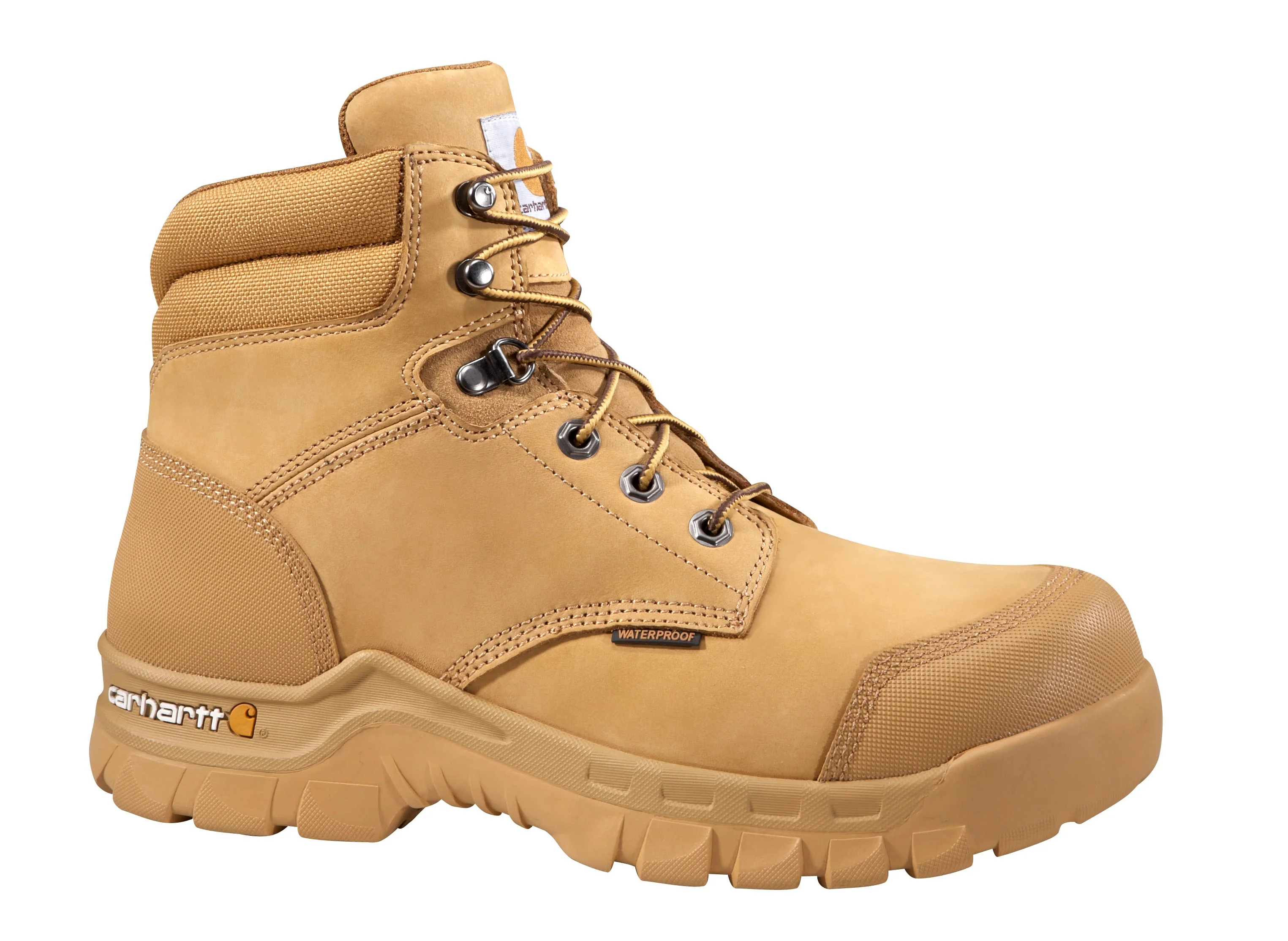 Elite Carhartt Men’s Rugged Flex Wheat Nubuck Waterproof Work Boots Size 8.5W Secure