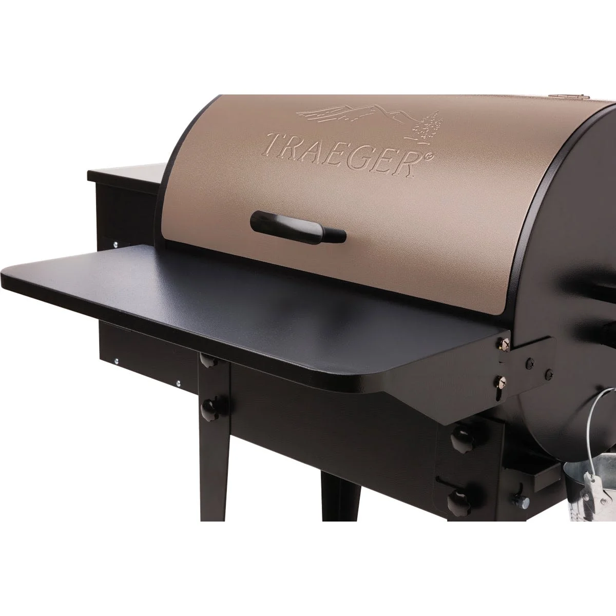 Soft Traeger 20 Series Front Folding Steel Grill Shelf 24 in. Exclusive