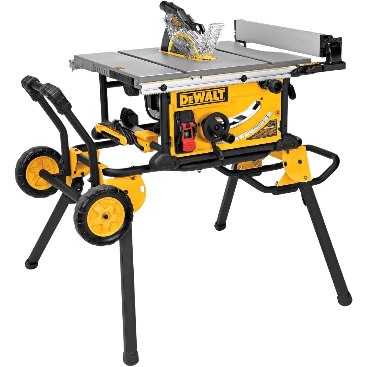 Casual DEWALT 15-Amp 10 Compact Table Saw w Rolling Stand Selected