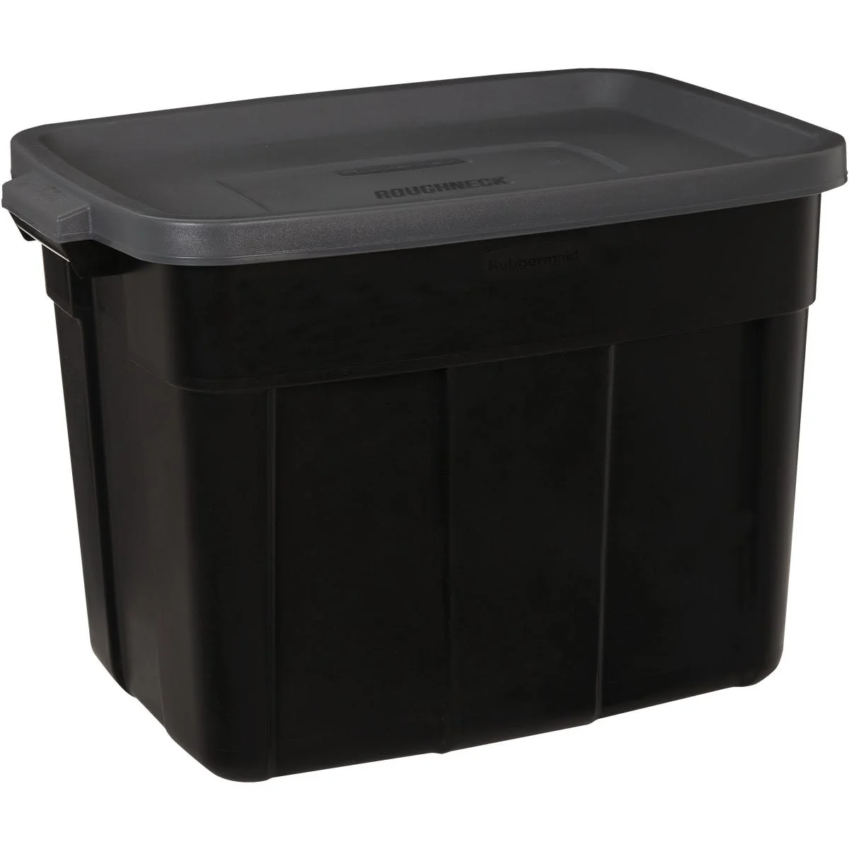 Modern Rubbermaid Roughneck Black Storage Tote 18 Gallon Elegant