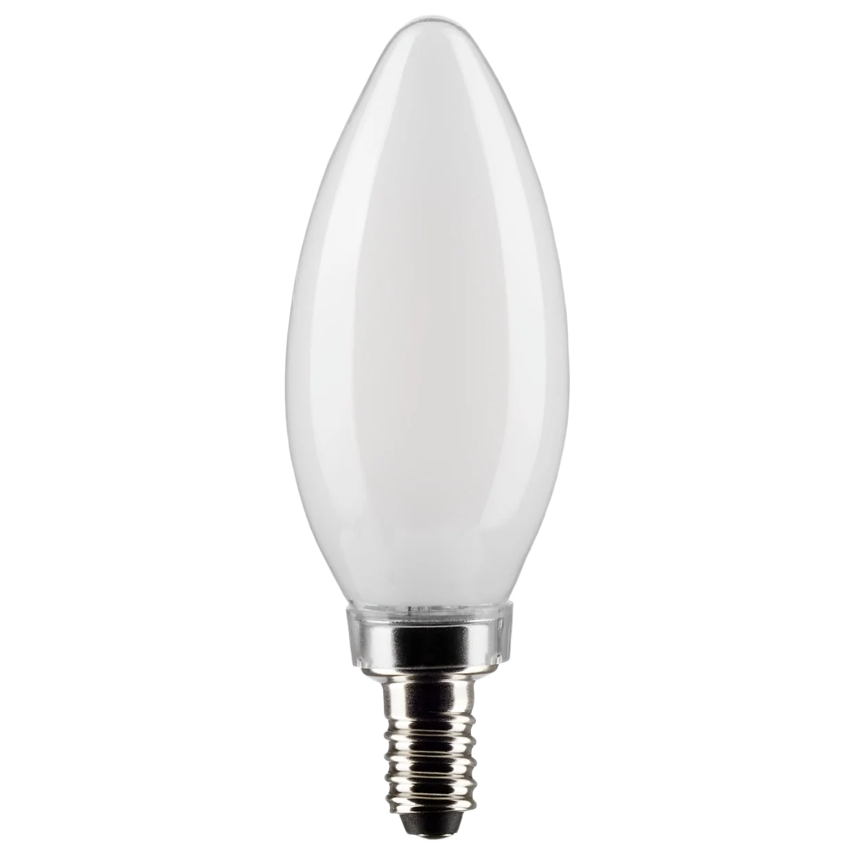Proven Satco 3 Watt B11 LED Frosted Decorative Light Bulb 2-Pack Prestigious