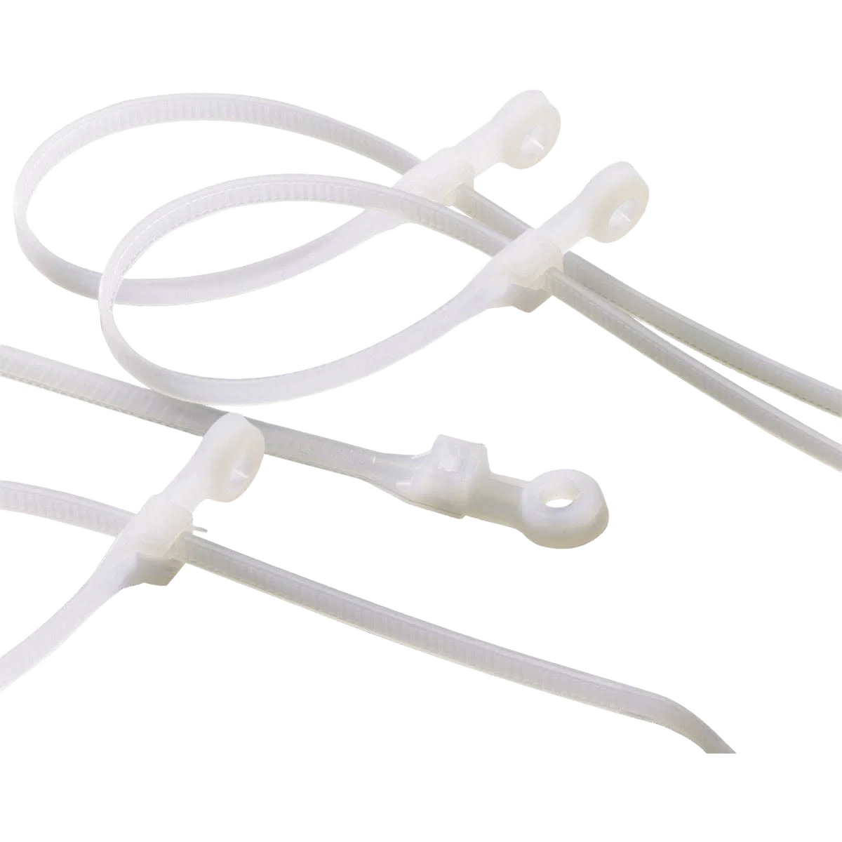 Original Design Gardner Bender 8 In. x 0.17 In. Natural Color Mounting Cable Tie 20-Pack Advanced