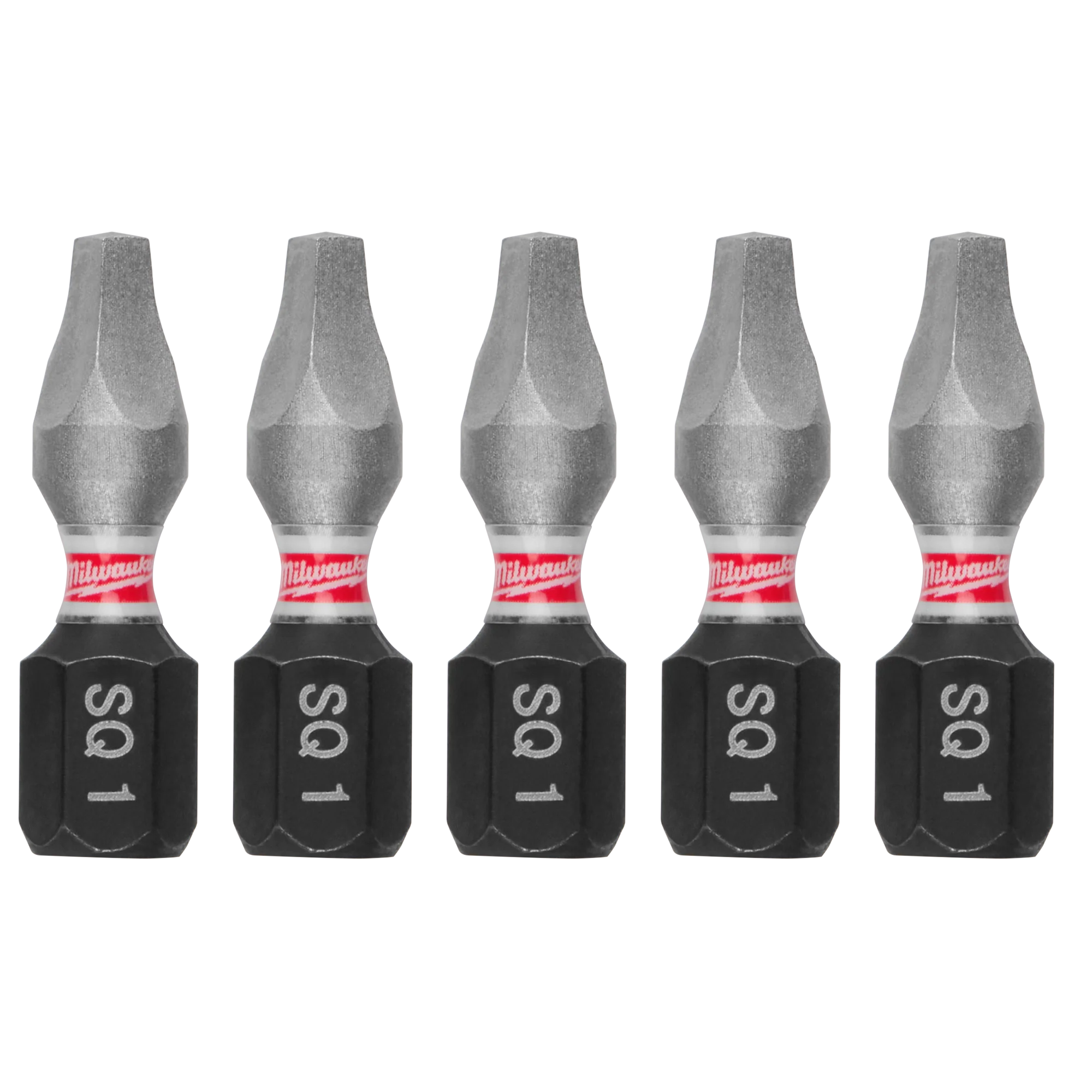 High-Performance Milwaukee SHOCKWAVE™ Impact Duty 1 Square Recess 1 Insert Bits 5 PK Prestigious