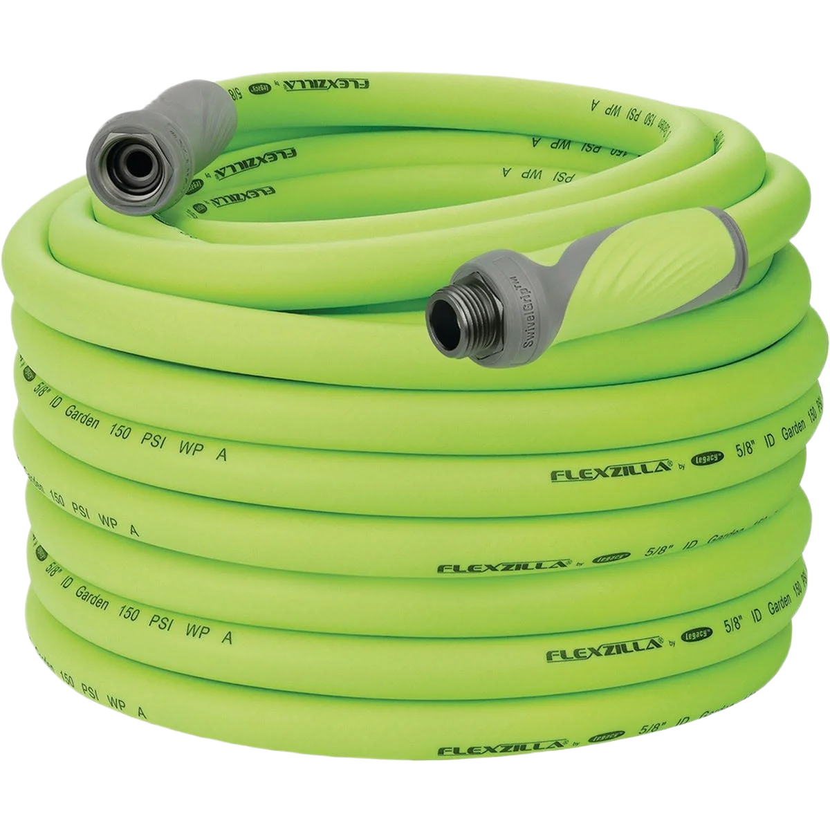 Refined Flexzilla Green Garden Hose with SwivelGrip Connections 100 ft. Powerful
