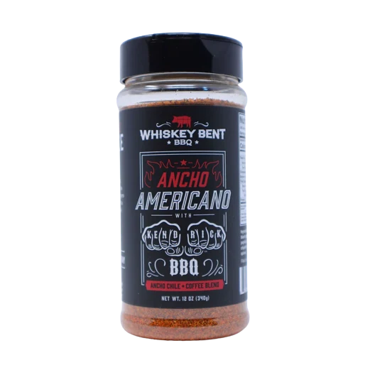 Authentic Whiskey Bent BBQ Gluten Ancho Americano Rub 12 oz. Specialty