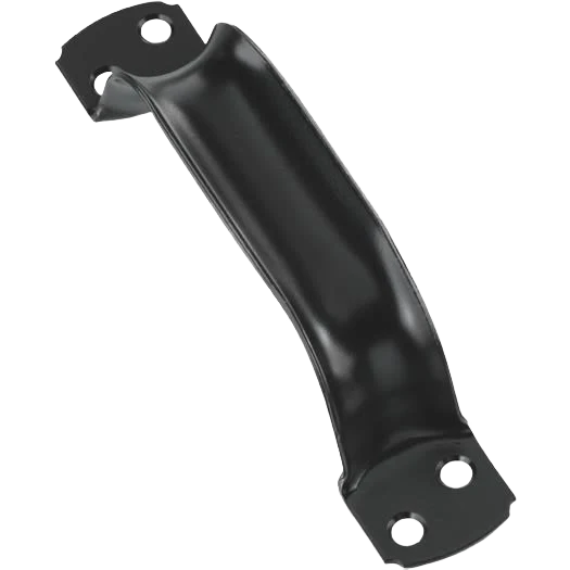 Minimalist National Hardware 6-3 4 Black Gate Pull Pure
