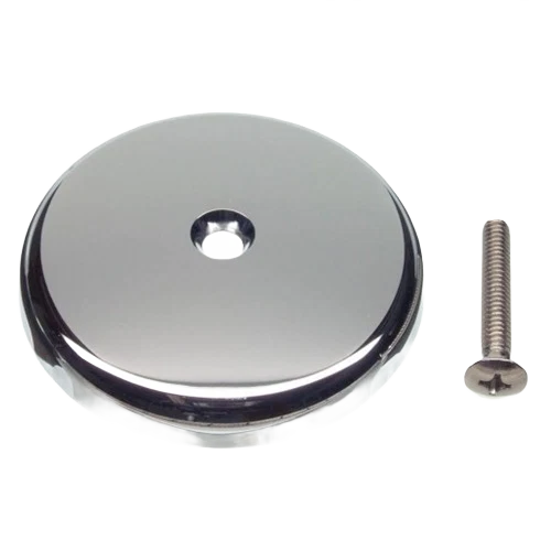 Safe Danco Single Hole Overflow Plate in Chrome Breathable