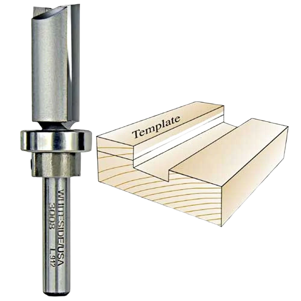 Safe Whiteside Template Bit 1 4 in. SH x 5 8 in. CD x 1 in. CL Sophisticated