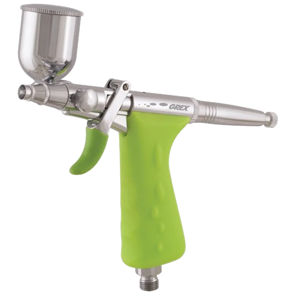 Innovative Grex Dual Action Pistol Style Airbrush Side Gravity 0.2 mm High-Performance