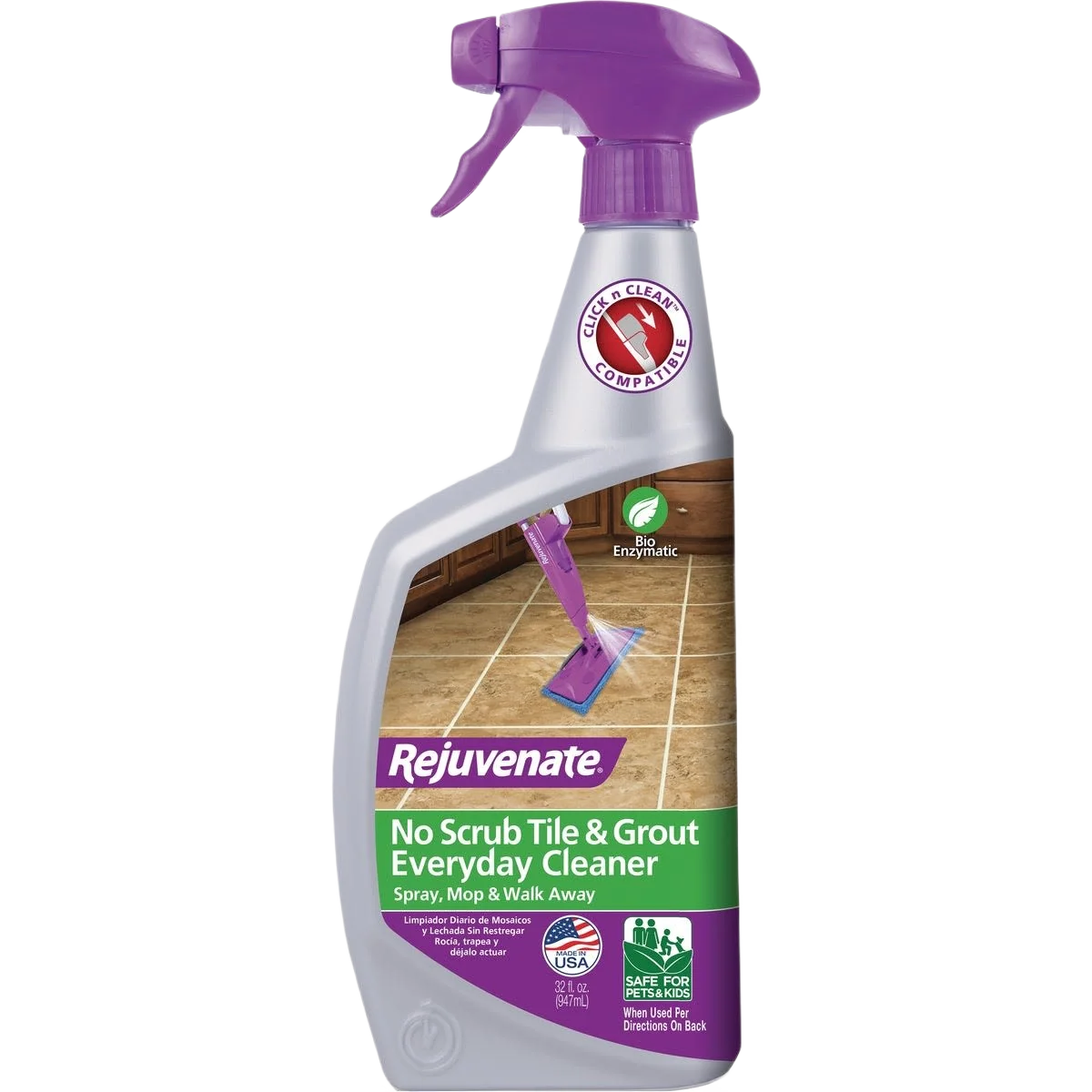 Expertly Made Rejuvenate Bio-Enzymatic Tile Grout Cleaner 24 oz. Fashionable