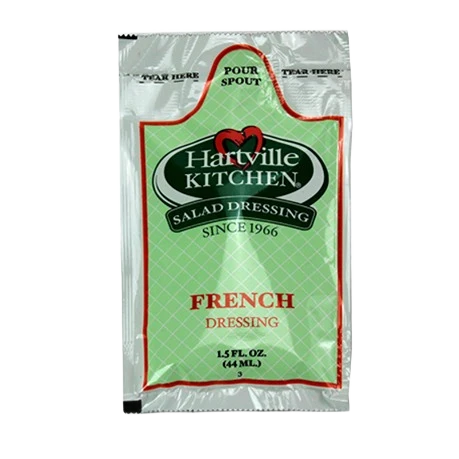 Premium Material Hartville Kitchen French Dressing 1.5 oz. Packets Case of 60 Fast