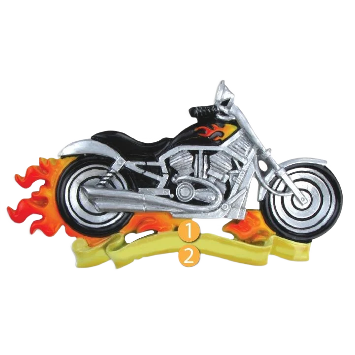 Certified PolarX Personalized Harley Motorcycle Ornament Original Design