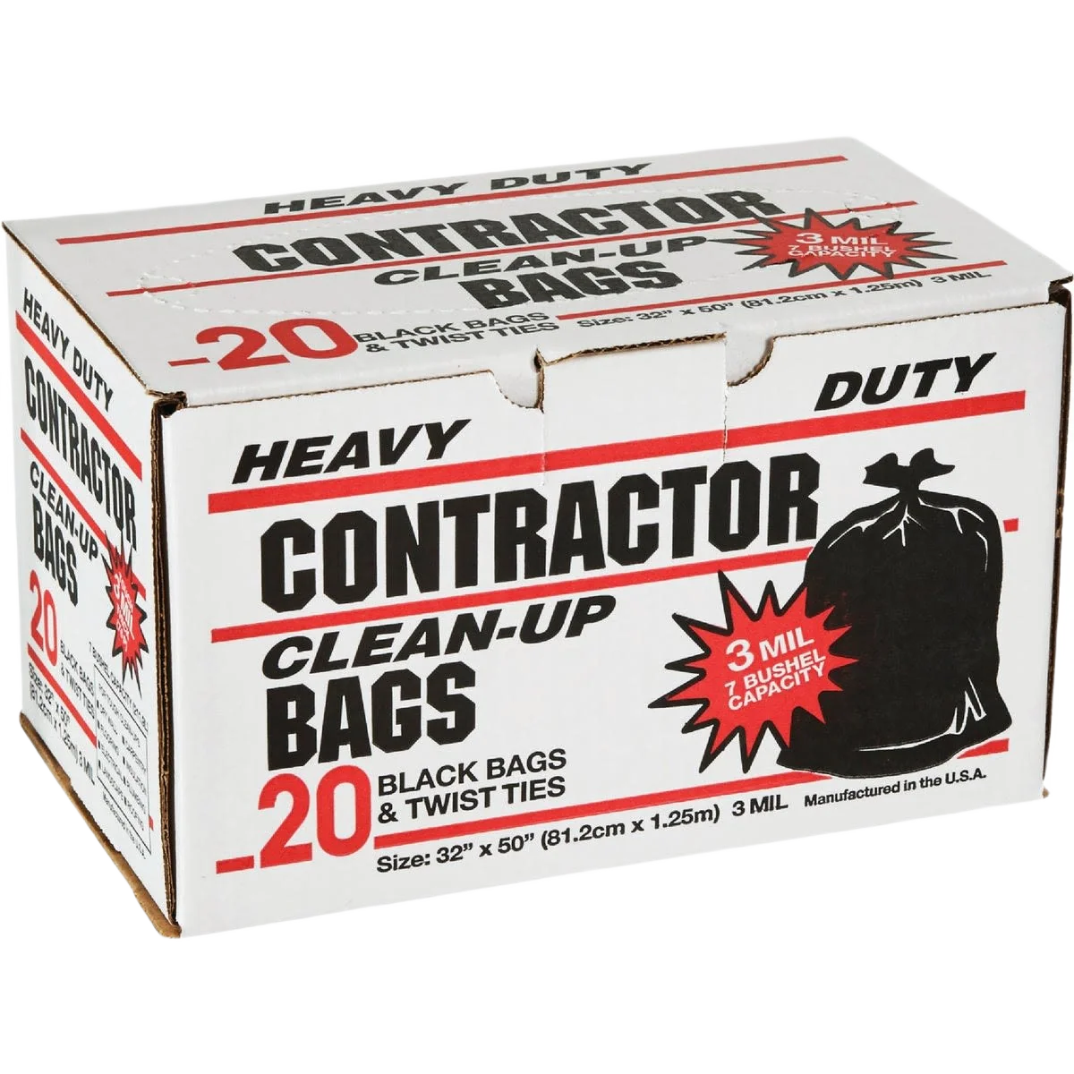 Prestigious Primrose Contractor Black Twist Tie Trash Bags 20-Count Unique