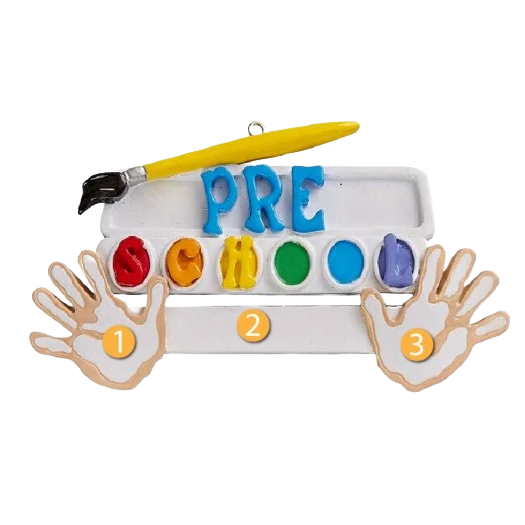Clean Rudolph Me Personalized Preschool Ornament Original Design