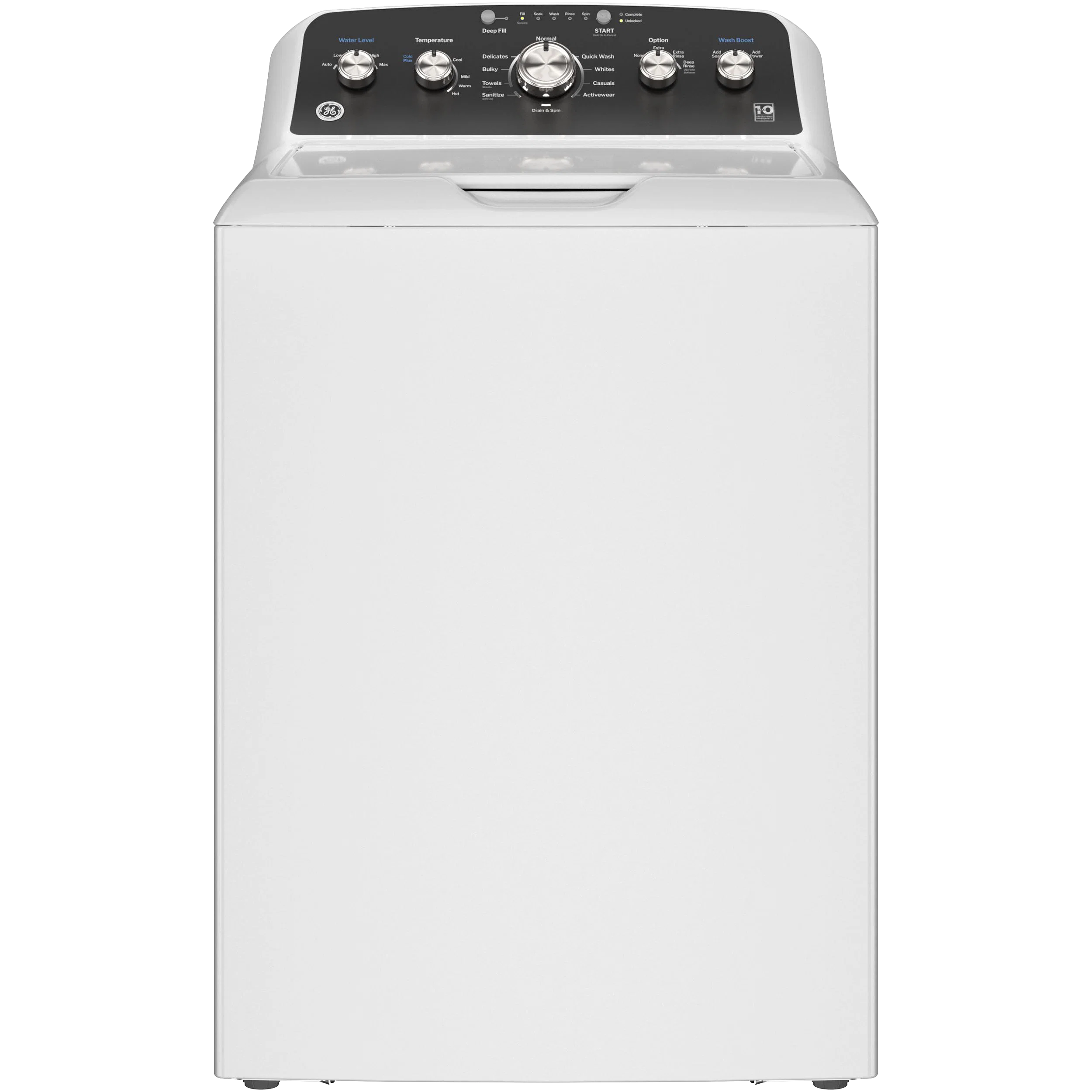 Casual GE® 4.5 cu. ft. Capacity Washer with Stainless Steel Basket Cold Plus and Wash Boost Clean