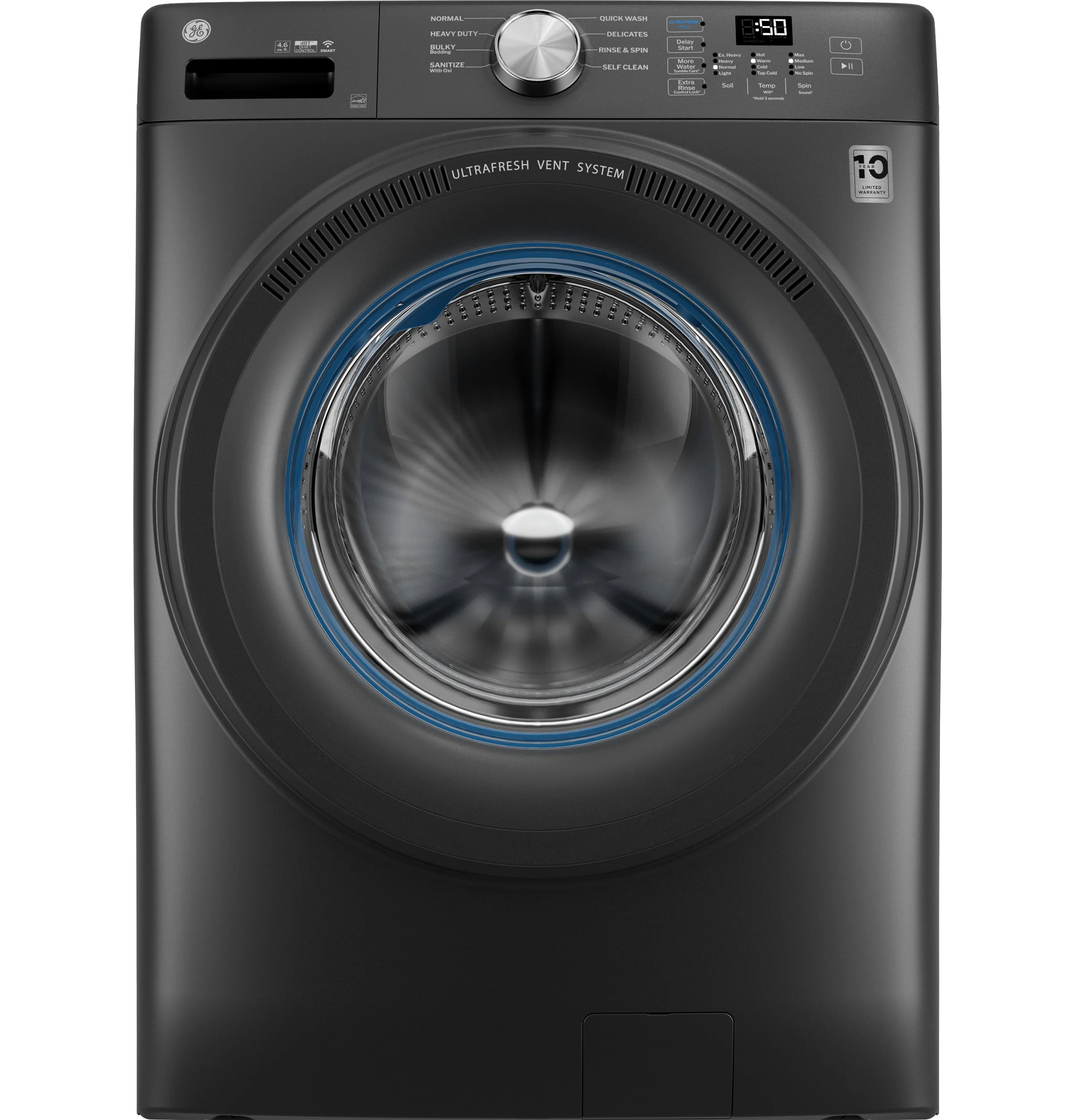 Artisan GE® ENERGY STAR® 4.6 cu. ft. Capacity Smart Front Load Washer with UltraFresh Vent System with OdorBlock™ Classic