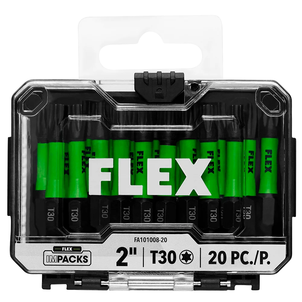 Trusted FLEX Impacks 20-Pc. 2 T30 Impact Driver Bits High-End